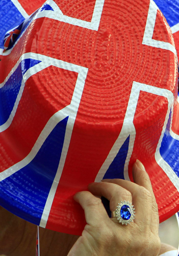 Royal fans from far and wide descend on London