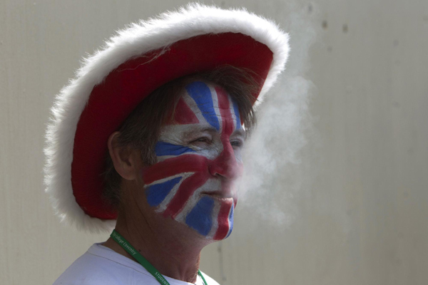 Royal fans from far and wide descend on London