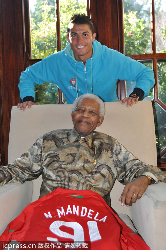 Vast sporting tributes for Nelson Mandela