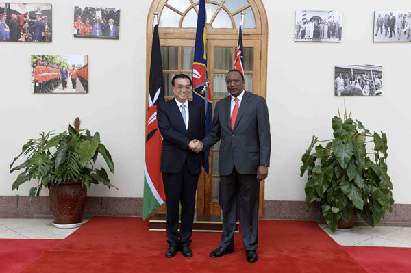 Kenya holds ceremony welcoming Chinese premier