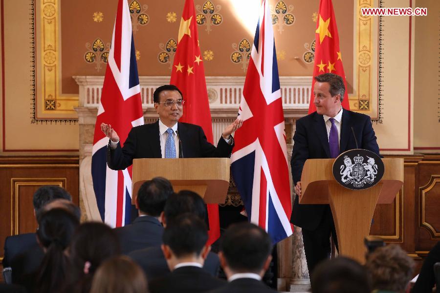 China to foster 'inclusive development' with Britain: Premier Li