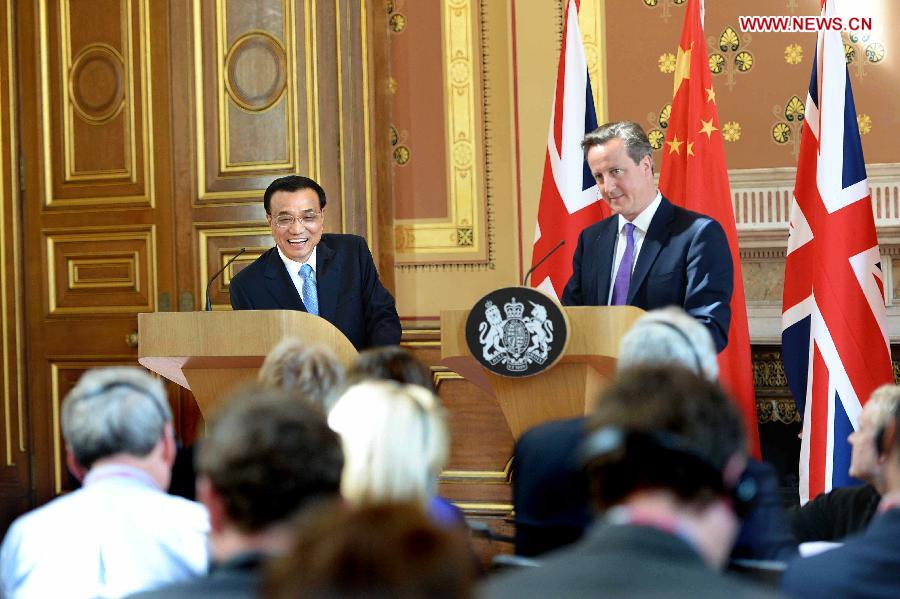 China to foster 'inclusive development' with Britain: Premier Li