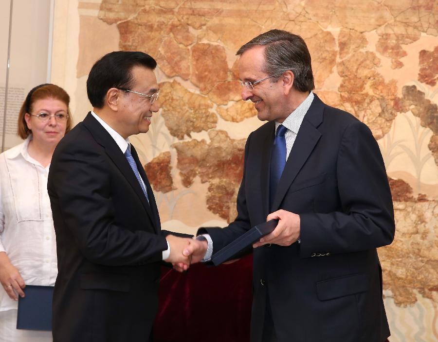 Premier Li calls for closer cultural exchanges with Greece