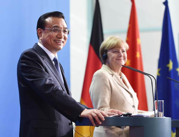 China, Germany pledge closer co-op in innovation