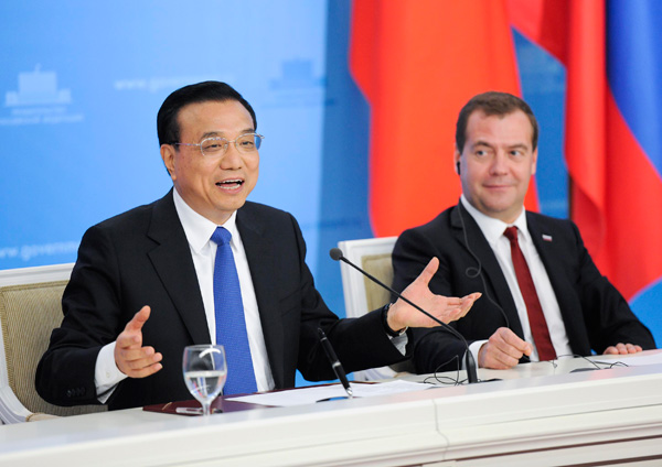 China-Russia practical cooperation highly promising: Li