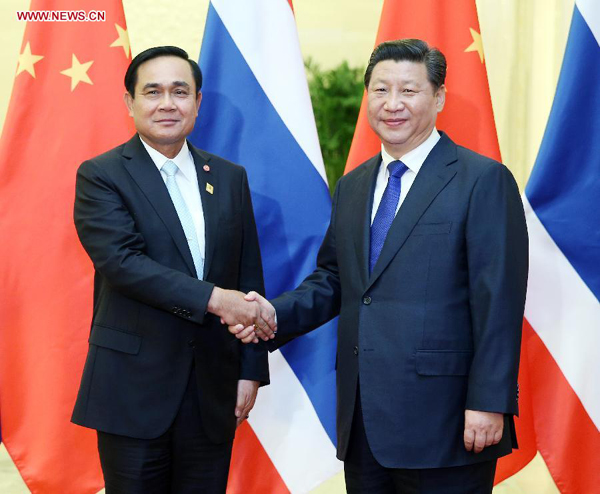 Xi urges implementation of China-Thailand co-op plans