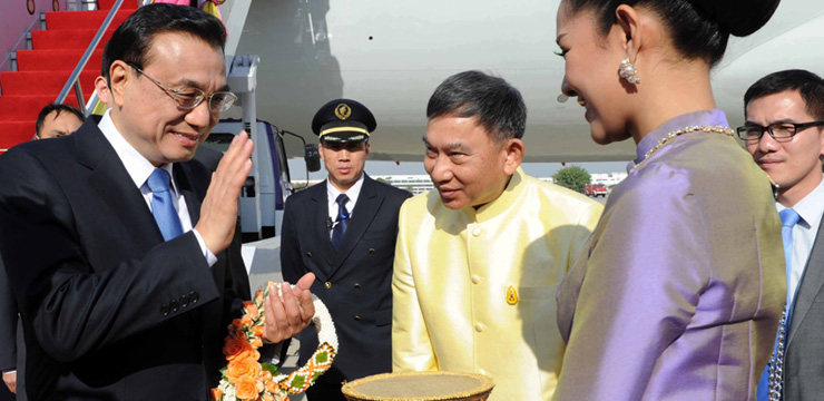 Chinese premier arrives in Thailand for GMS meeting