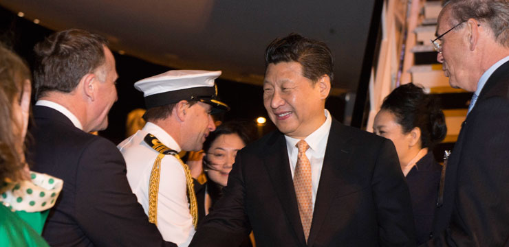 President Xi arrives in New Zealand for state visit