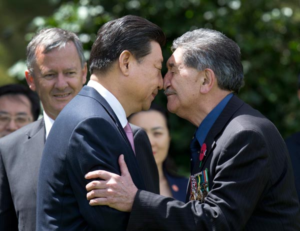 New Zealand welcomes Xi