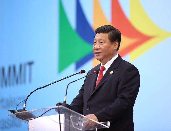 Xi proposes closer, more solid BRICS partnership