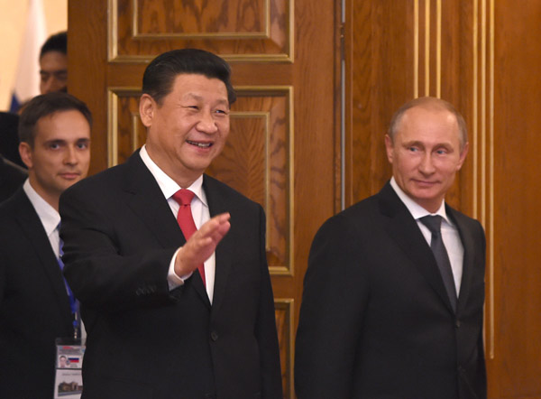 Xi, Putin push forward west route pipeline