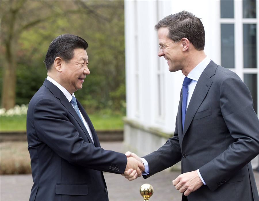 President Xi meets Dutch PM ahead of nuclear summit