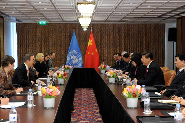 Xi, UN chief exchange views on Ukraine issue