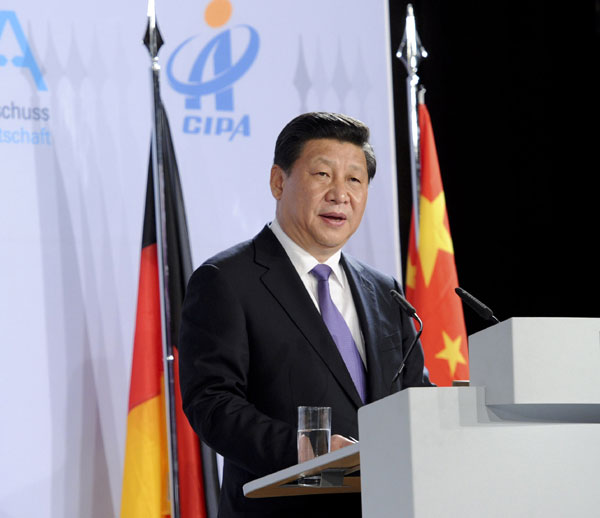 Xi urges German entrepreneurs to seize 'China opportunities'