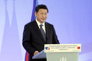 Belgium's Chinese beam at Xi's arrival