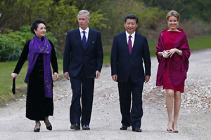 China's first lady and Belgium's queen visit MIM