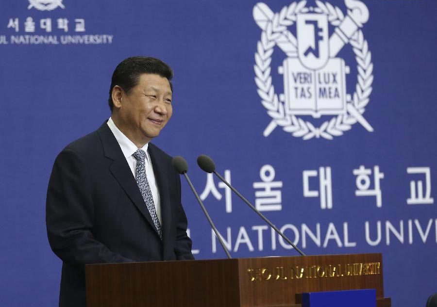 Xi proposes to enhance all-round co-op with S. Korea