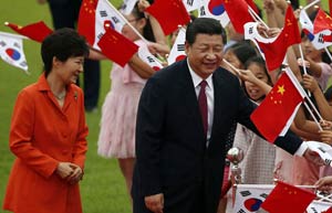 Xi proposes to enhance all-round co-op with S. Korea