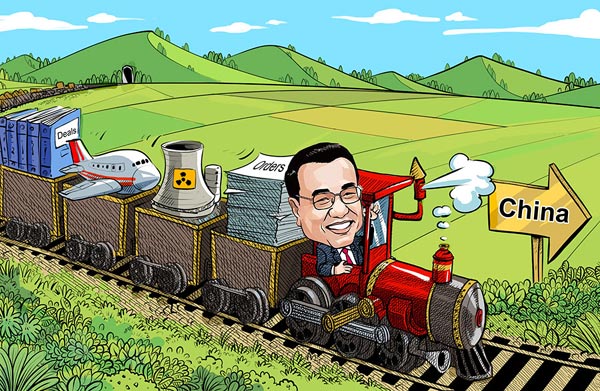 Chinese premier returns from EU visit