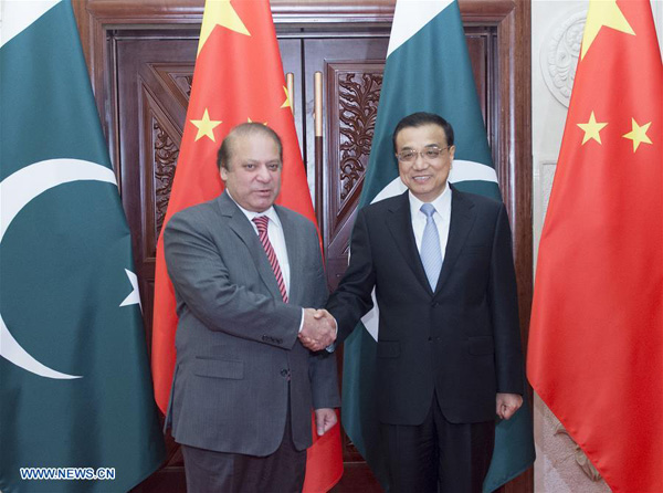 Chinese Premier meets Pakistani counterpart