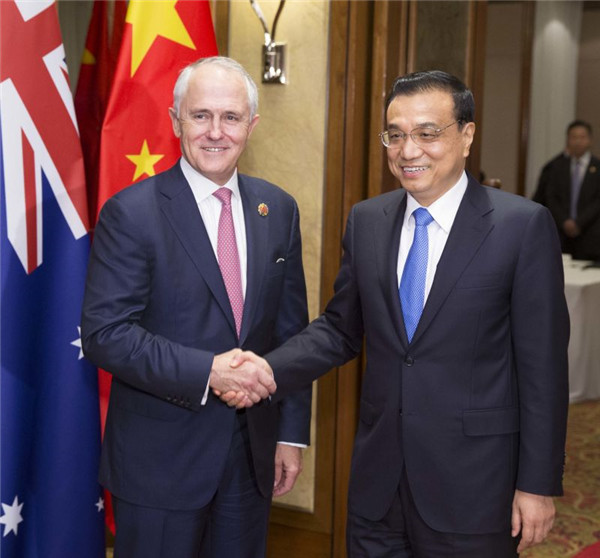 Li urges early implementation of China-Australia FTA
