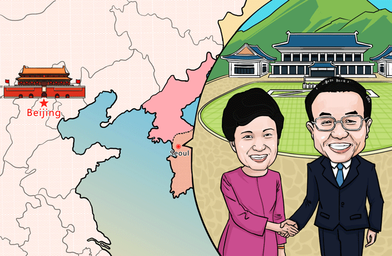 Cartoon commentary on Premier Li's ROK visit 1: Injecting new energy into Northeast Asia cooperation