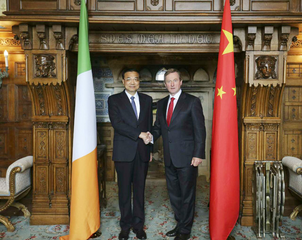 China, Ireland agree to boost cooperation