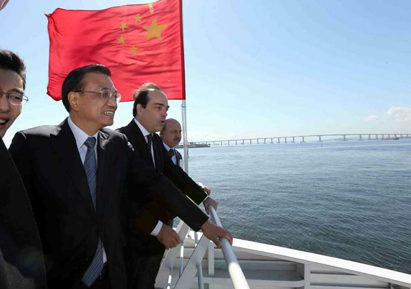 Chinese trains, ferries, education, part of Rio's daily life