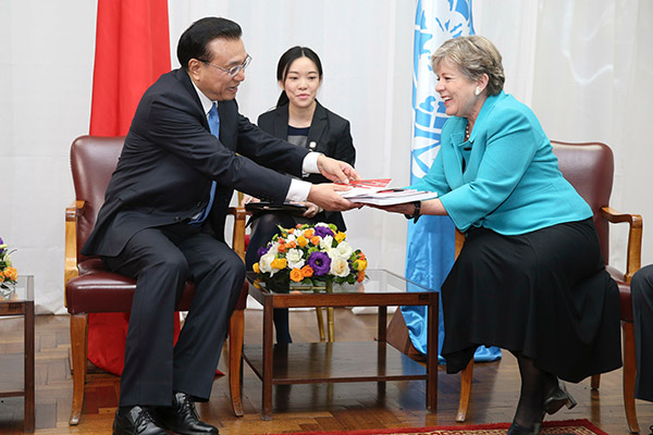 Premier Li meets ECLAC executive secretary in Santiago