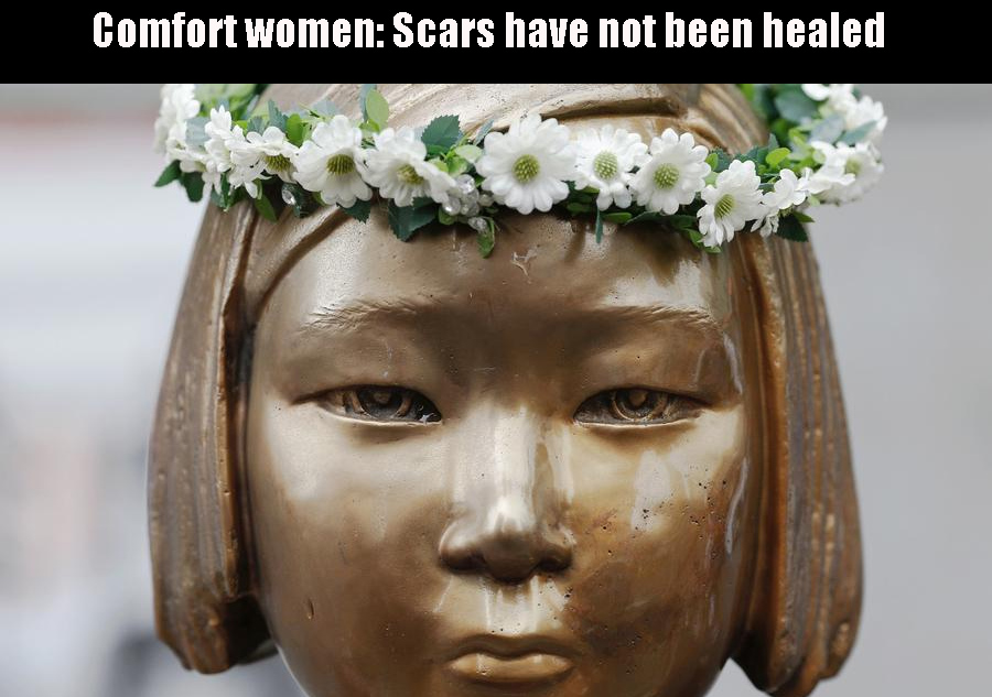 Comfort women: Scars have not been healed