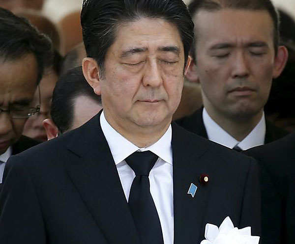 Abe should apologize for Japan's wartime crimes in WWII speech