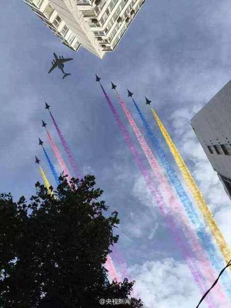 China rehearses V-Day parade