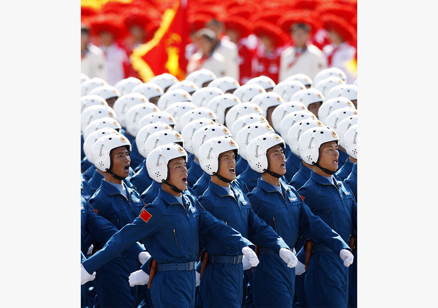 Historic images of military parades