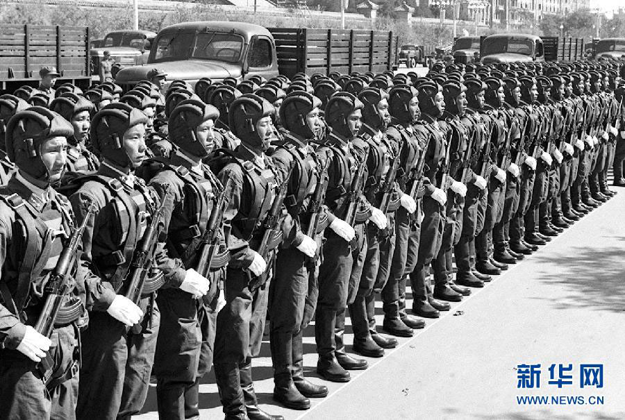 Historic images of military parades