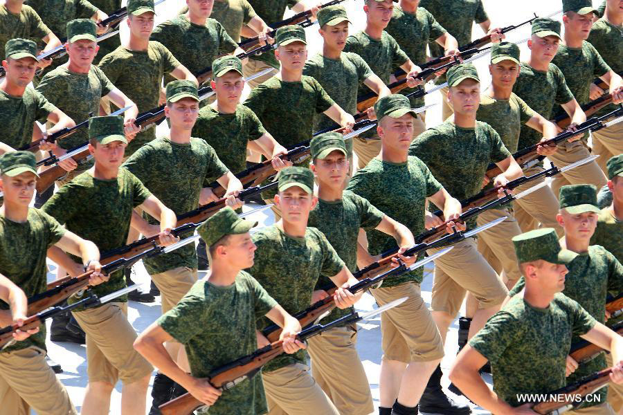 Foreign troops from 17 countries train for V-Day parade in Beijing