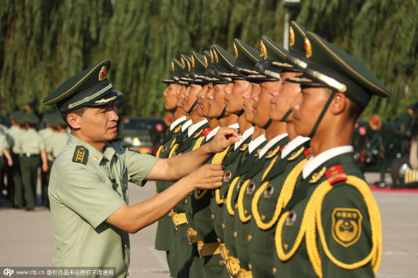 A peek into daily drill of ceremonial artillery unit