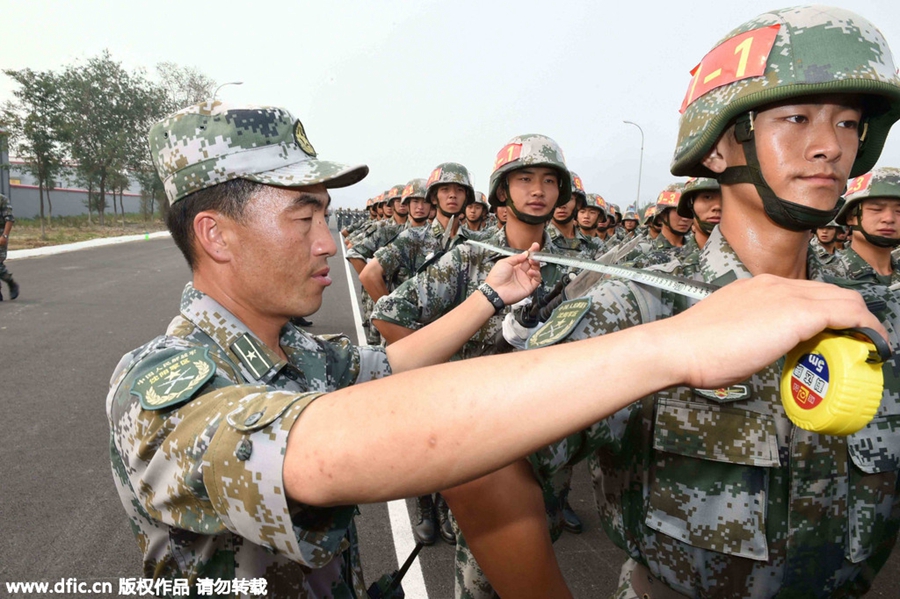 Honor guards train for months ahead of parade