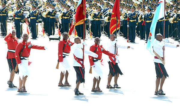 Foreign troops marching in unity in Beijing parade