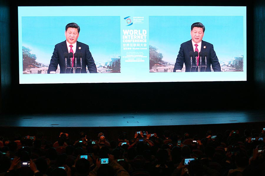 President Xi delivers keynote speech at World Internet Conference