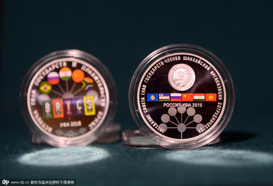 Russia launches coins for BRICS, SCO summits in Ufa