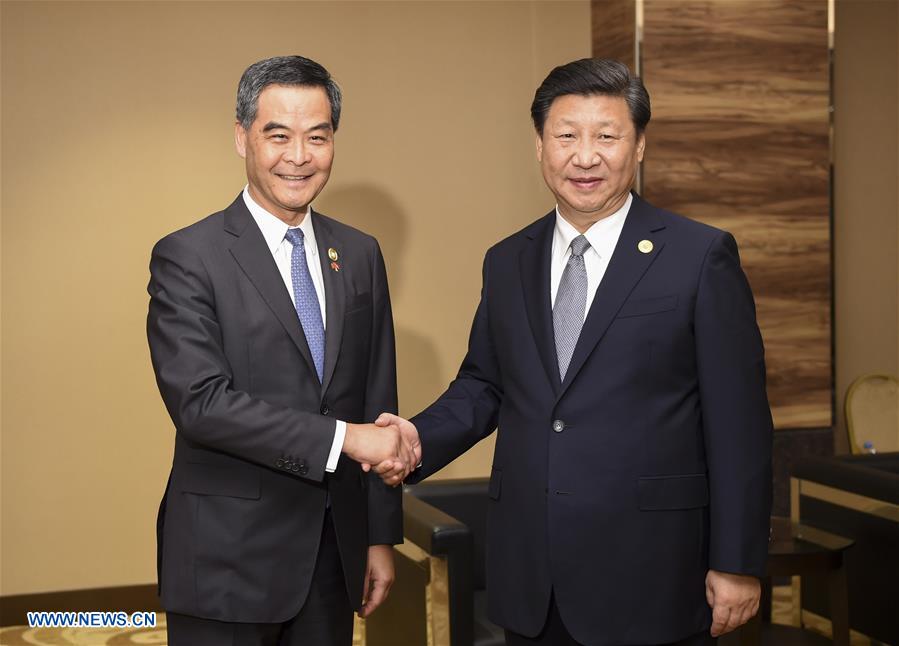Xi voices full support to work of HKSAR chief executive, government