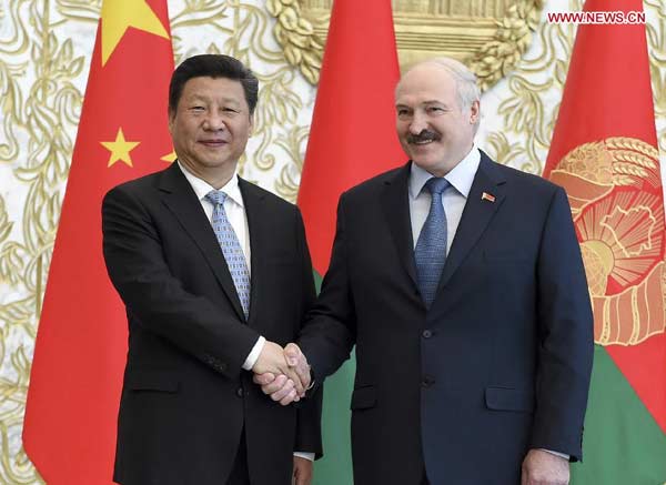 China, Belarus vow to combine development strategies, boost partnership