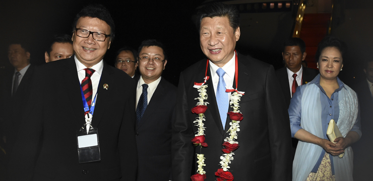 Chinese president arrives in Jakarta for Asian-African summit