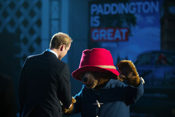 Prince William attends premiere of film 'Paddington' in Shanghai
