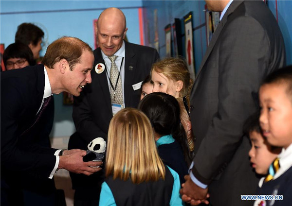 Prince William attends premiere of film 'Paddington' in Shanghai