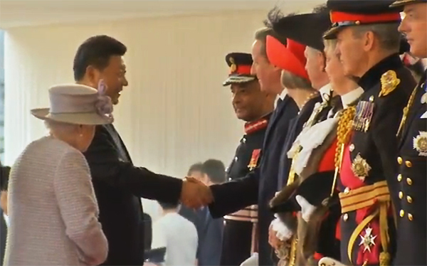 Queen Elizabeth II hosts welcoming ceremony for President Xi