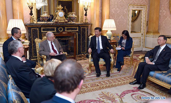 President Xi meets with British opposition Labour Party leader