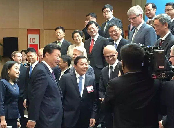 Xi urges constructive cyberspace talks