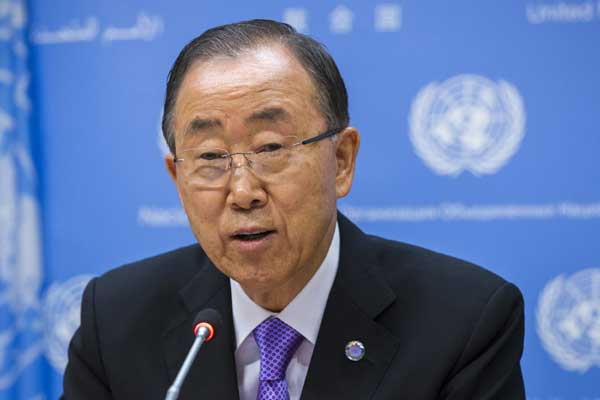 Ban says he 'most warmly' welcomes Xi to UN[