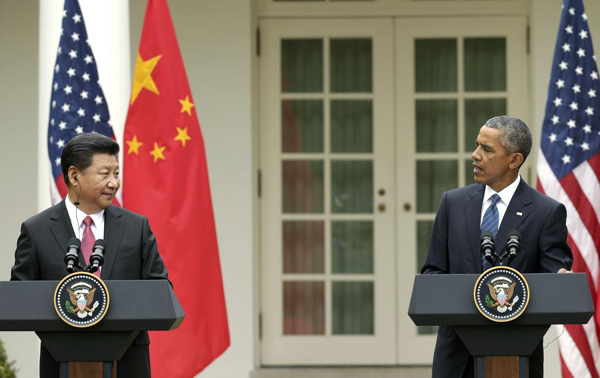 Xi, Obama take aim at cybertheft